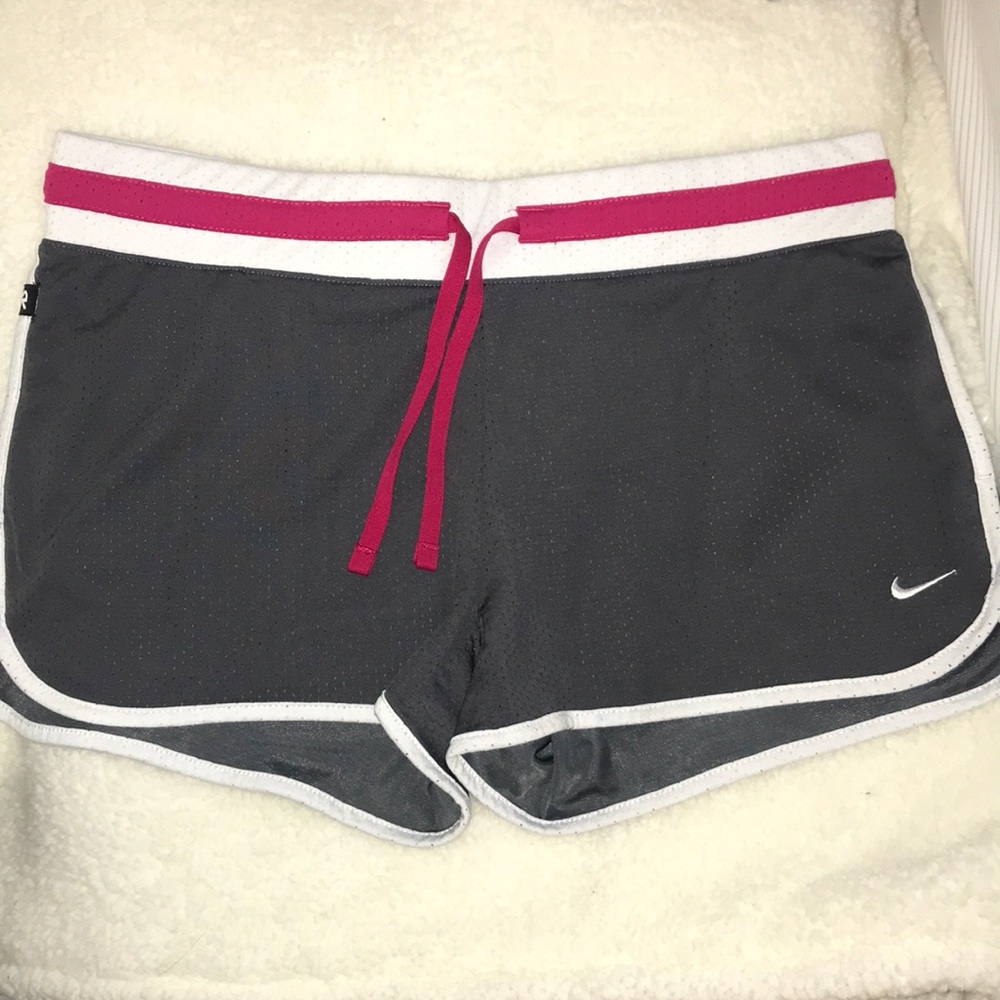 Grey and Pink Nike shorts